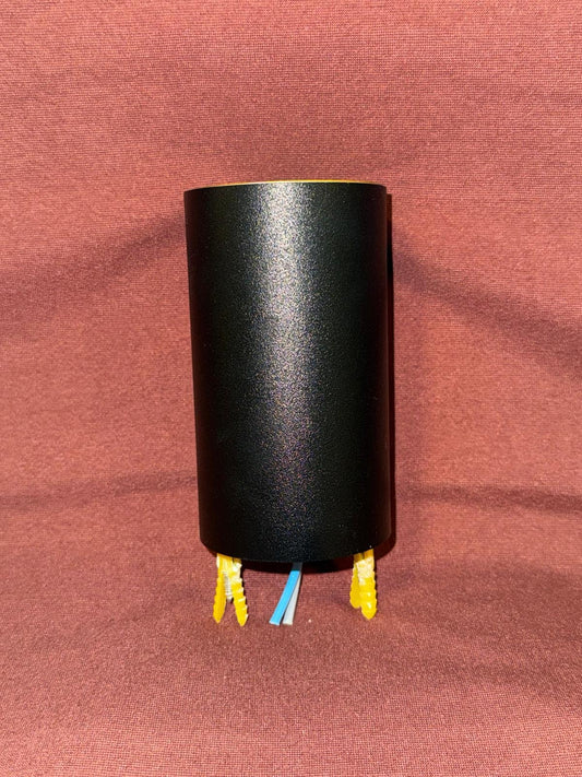 Aplique negro simple Alve Iluminaria