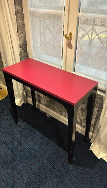 Bureau Console Rose & Noir 80 cm