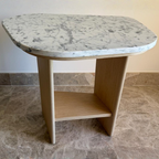 Mesita de Noche Mármol Calacatta — LMIO Design