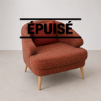 Fauteuil Design DOMKAPA Rouge