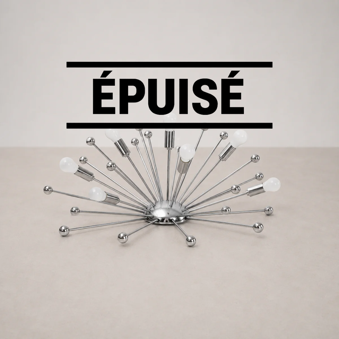 Luminaire Sputnik Chromé Design