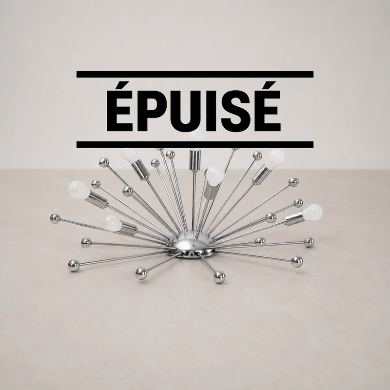 Luminaire Sputnik Chromé Design