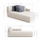 Sofá tipo Chaise Lounge