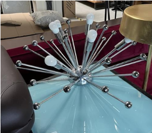 Luminaire Sputnik Chromé Design