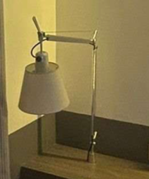 Applique articulée avec abat-jour beige