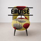 Chaise d’appoint à motifs graphiques