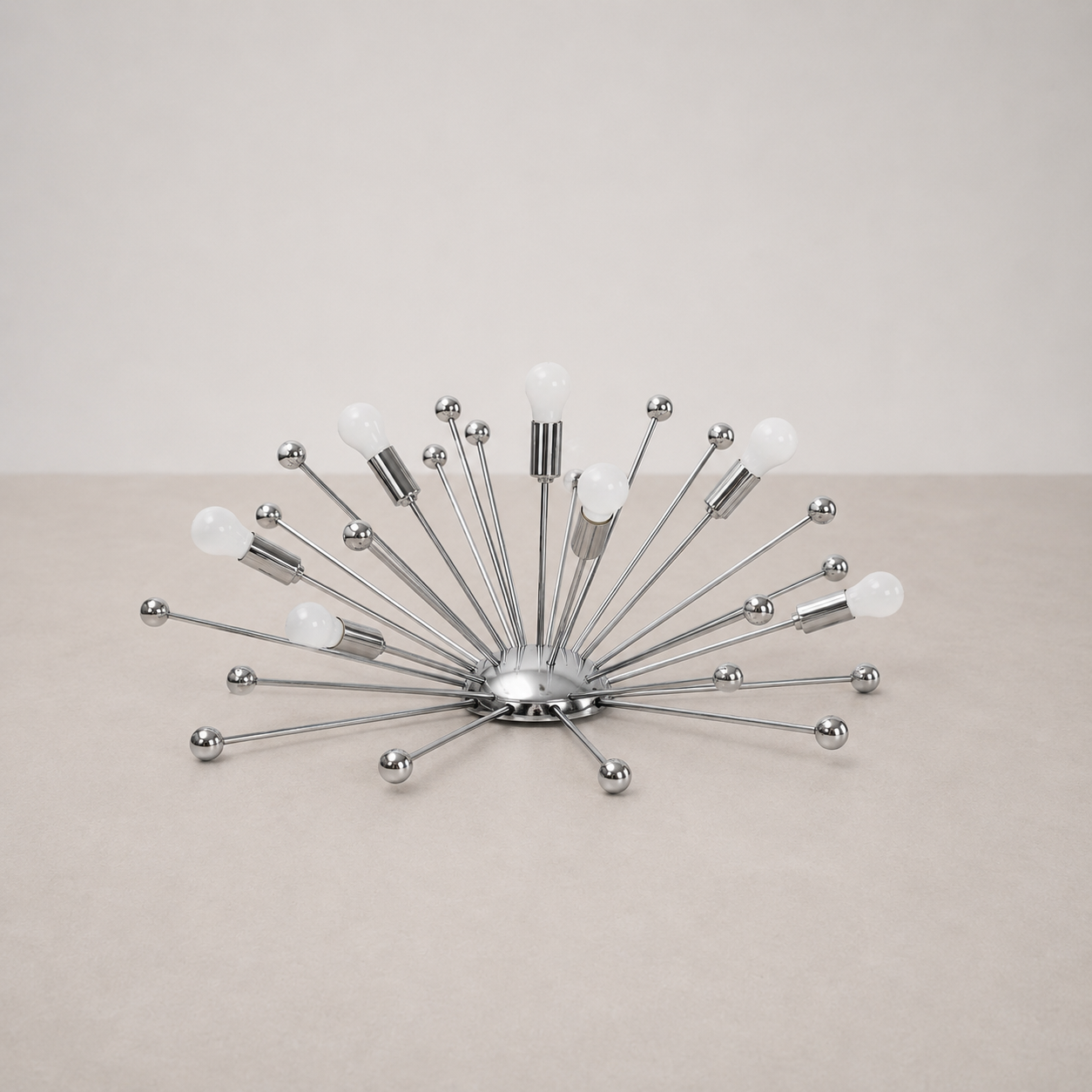 Luminaire Sputnik Chromé Design
