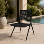 Chaise de Terrasse Branch by Tribu - Noire