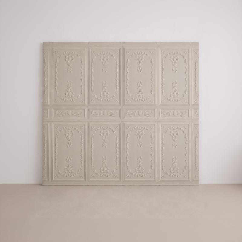 Tête de Lit Sculptée à Reliefs 180 cm