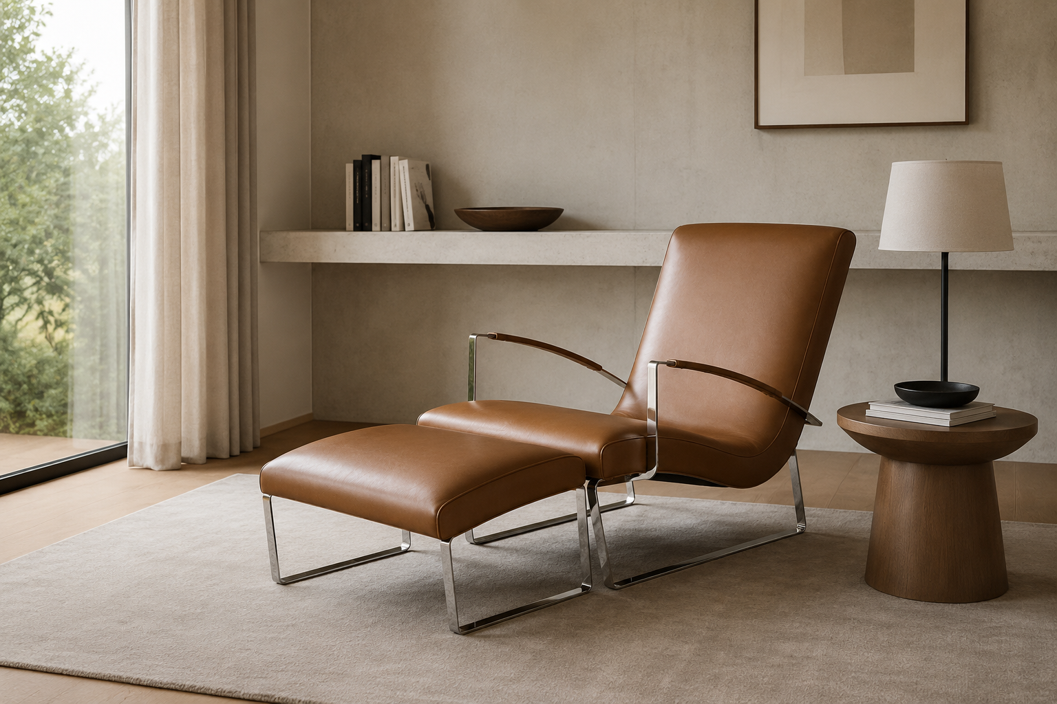 Grand Fauteuil Club Marron