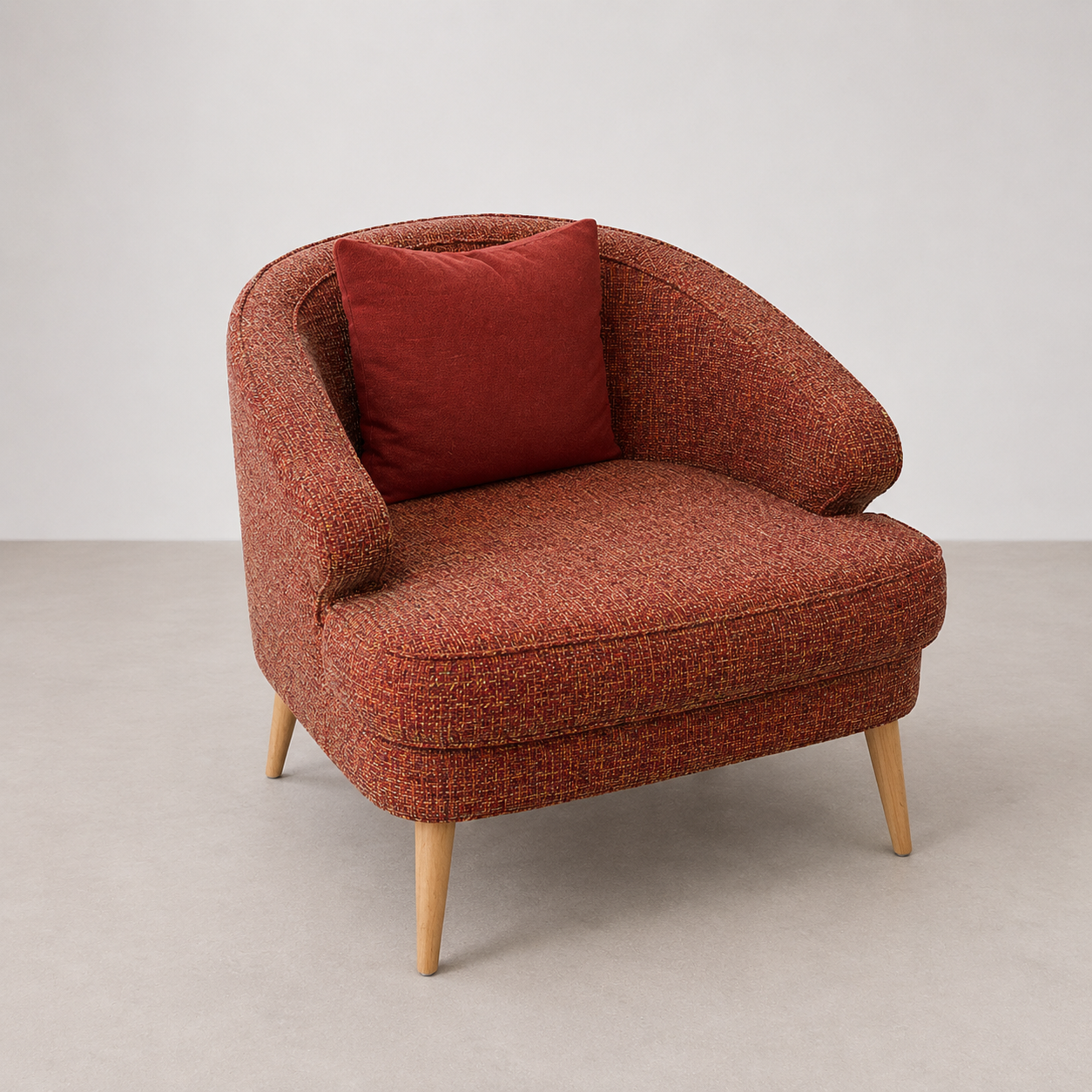 Fauteuil Design DOMKAPA Rouge
