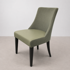 Chaise Verte Assise Cuir