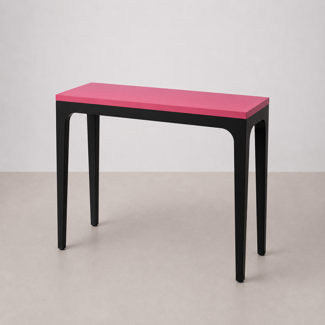Bureau Console Rose & Noir 80 cm