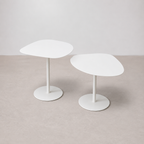 Lot de 2 Tables Basses Blanches