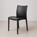 Chaise Noire Empilable Design