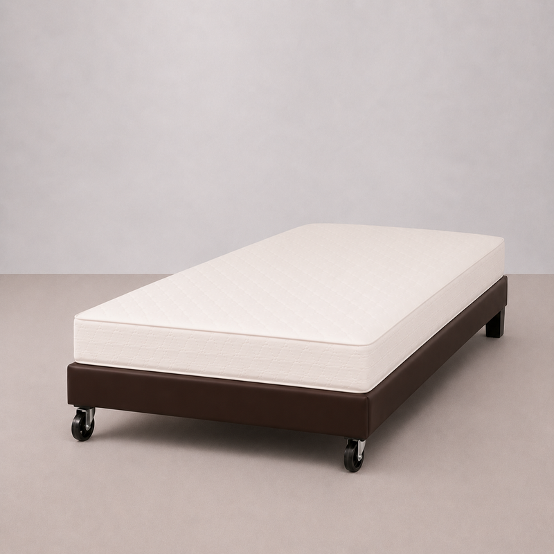 Lit simple premium 90×200 - Sommier + Matelas