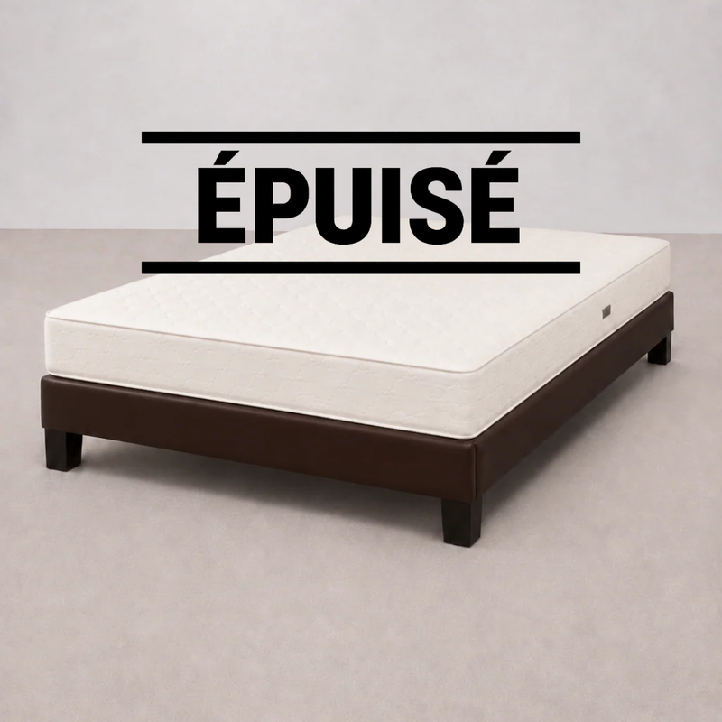 Lit simple premium 90×200 - Sommier + Matelas