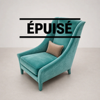 Fauteuil OCHRE Velours - Bleu