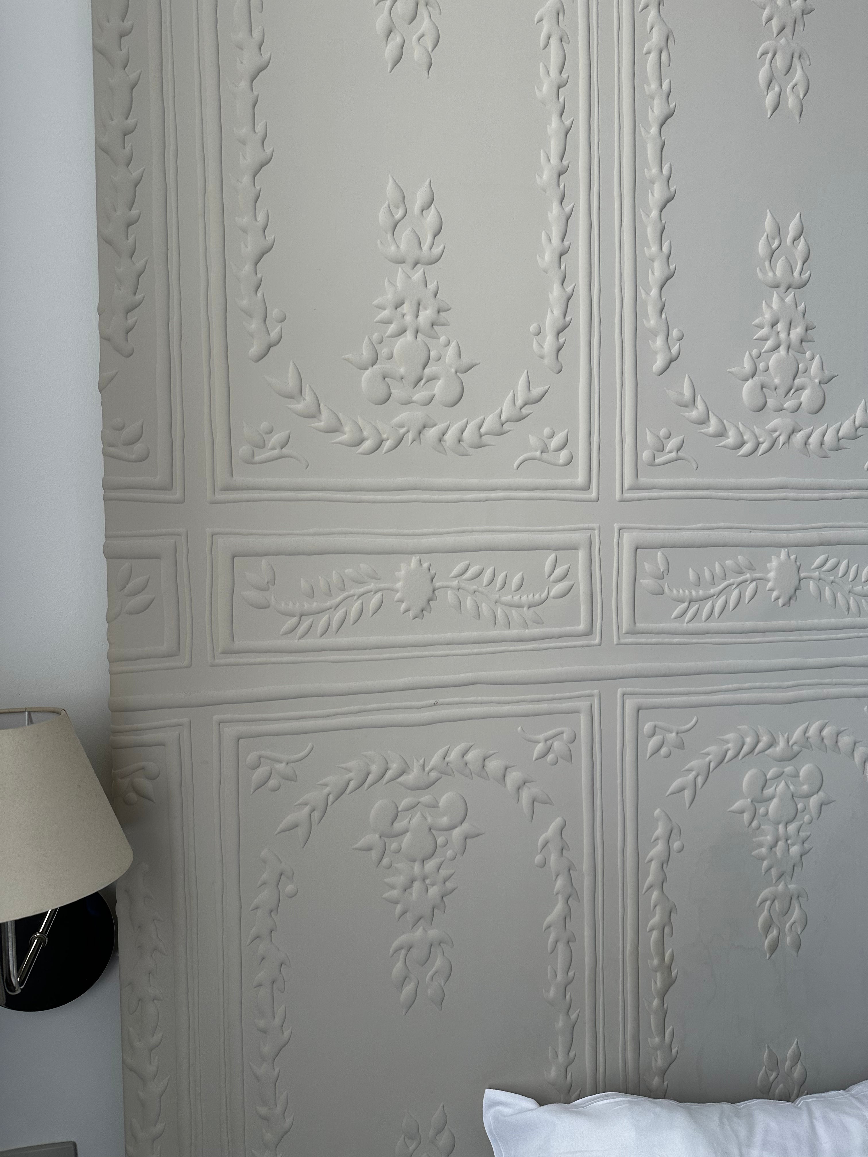 Tête de Lit Sculptée à Reliefs 180 cm