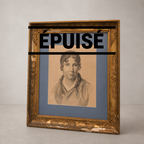 Tableau encadré avec portrait ancien