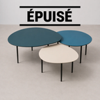 Lot de 3 Tables Gigognes Modulables