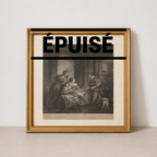 Tableau classique avec cadre doré