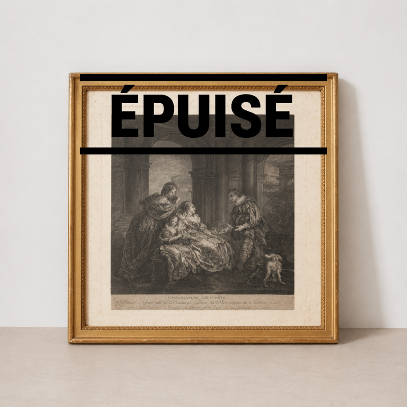 Tableau classique avec cadre doré