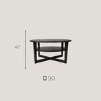 Table Basse Ronde Ø90 Esprit Lounge