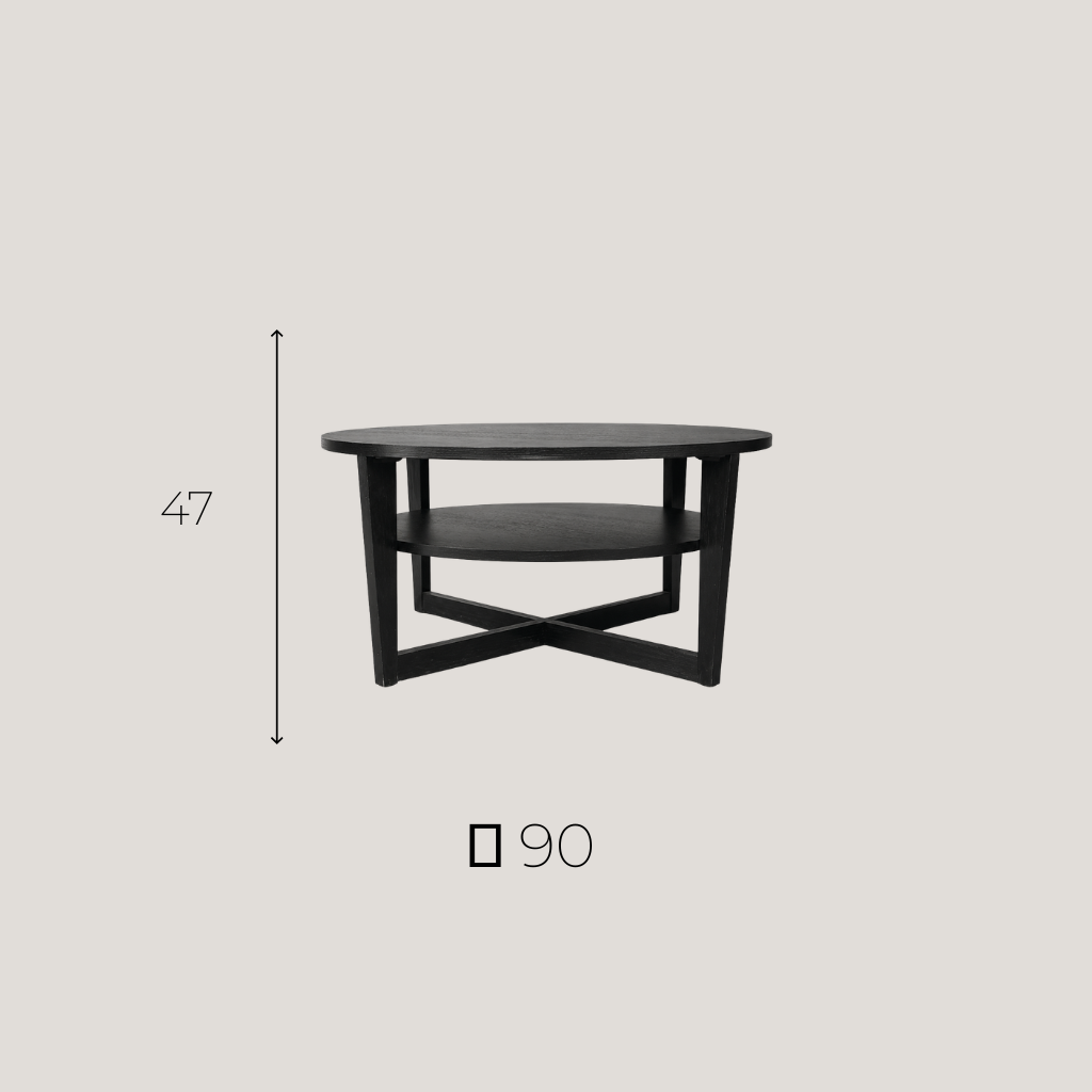 Table Basse Ronde Ø90 Esprit Lounge