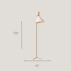 Lampadaire Design Blanc 159 cm