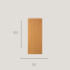 Colonne Décorative en Bois