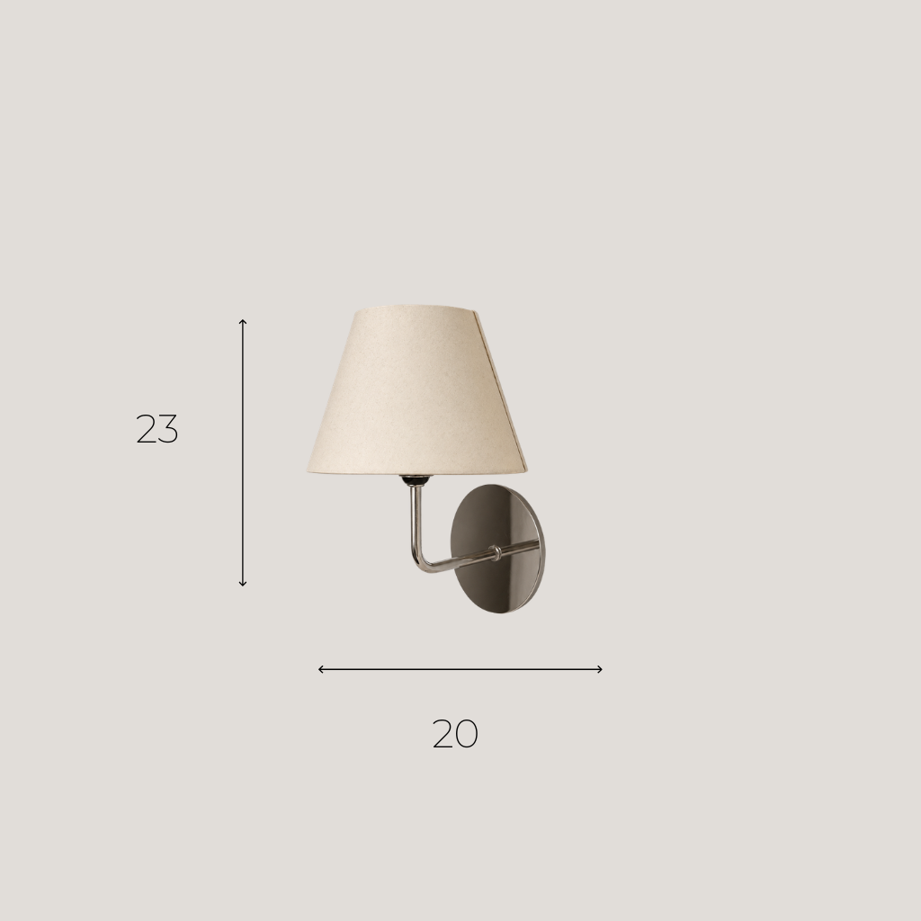 Applique Murale Beige Abat-Jour Cosy