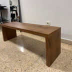 Banco Rectangular de Tablero Chapado en Madera