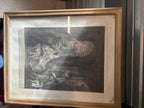 Tableau classique avec cadre doré
