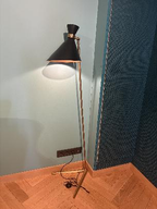 Lampadaire Design Noir 159 cm