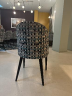 Chaise Tapissée à Motifs
