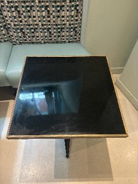 Table d'Appoint Plateau Noir