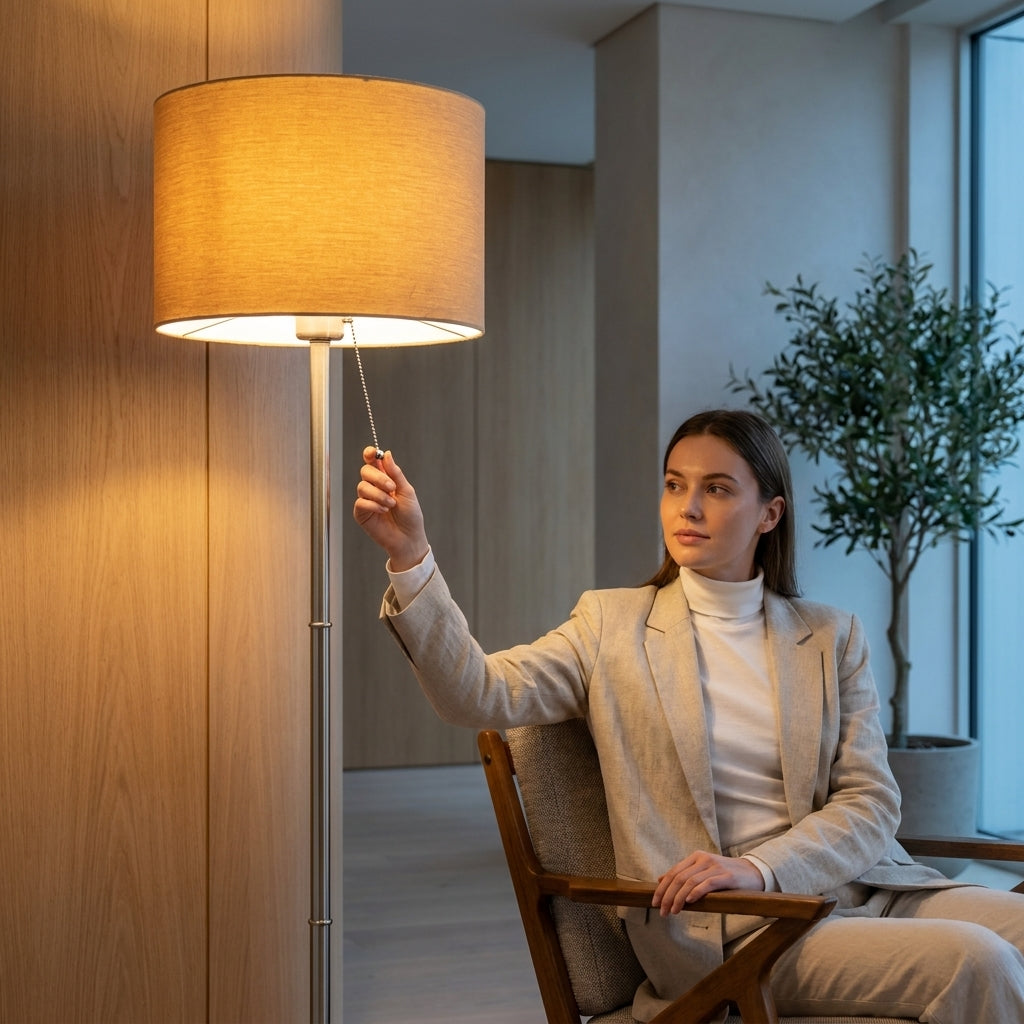 Lampadaire d'Ambiance à Abat-Jour