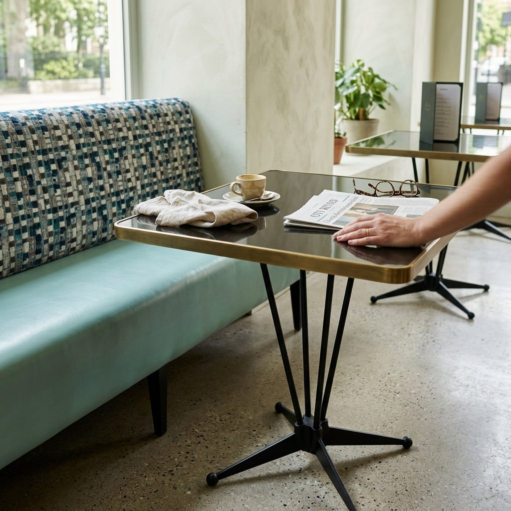 Table d'Appoint Plateau Noir